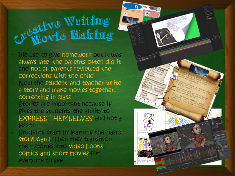 Creative Writing and Movie Making 